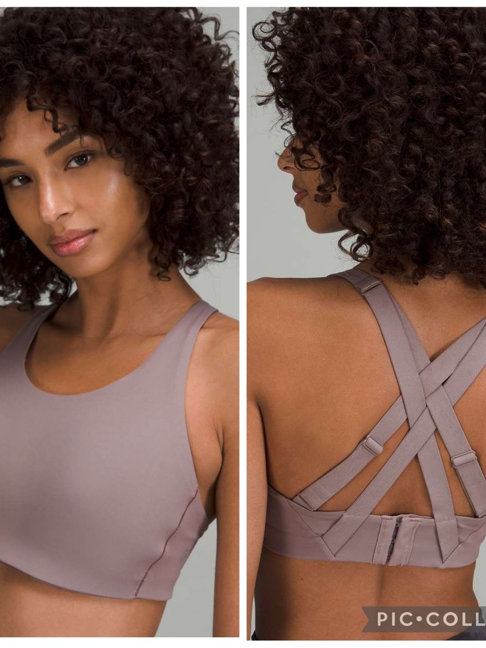 Lululemon Energy Bra High Impact Sports Bra Adjustable Hook Closure Sz 38D (A1)